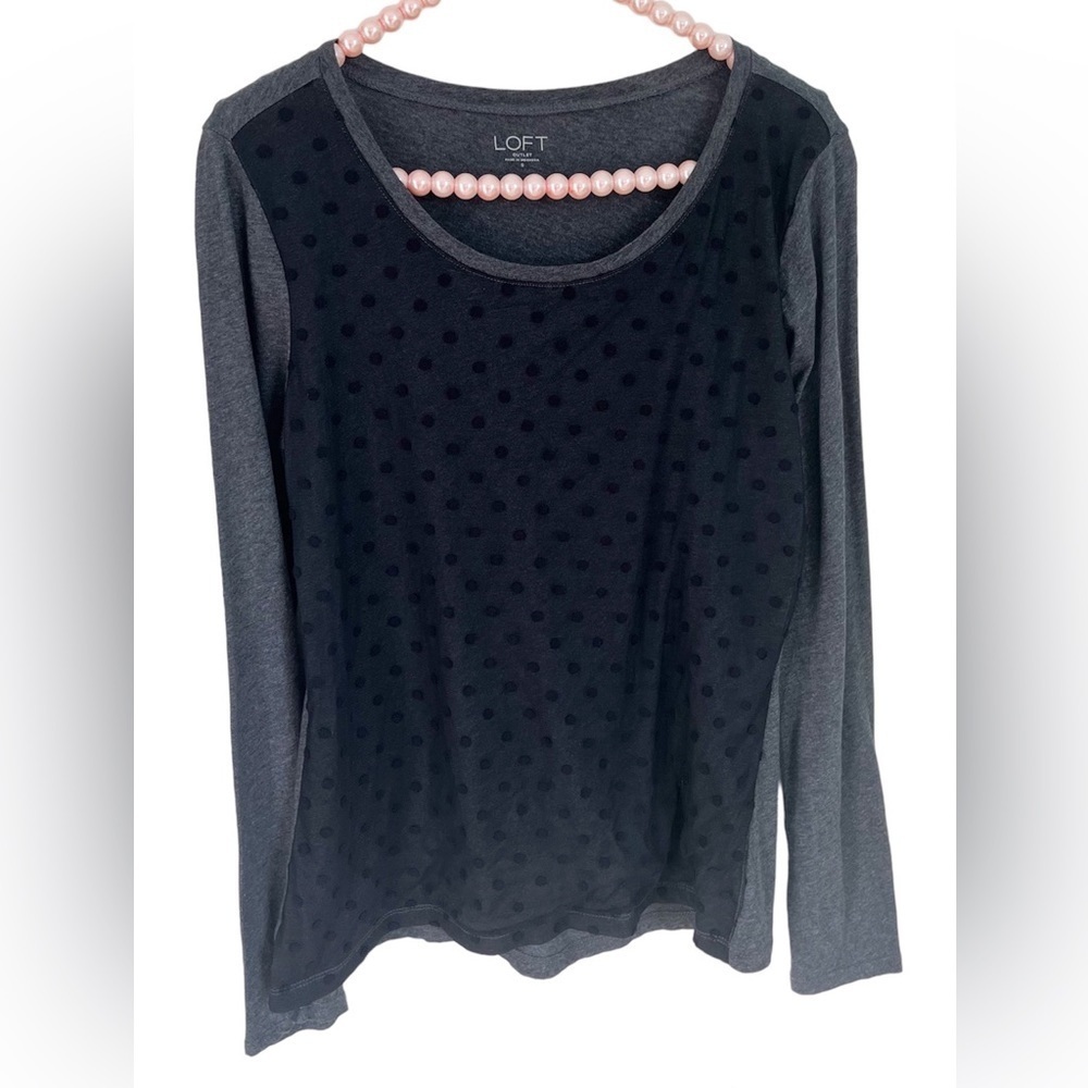 LOFT Long Sleeve Shirt, Size Small